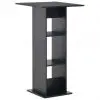 vidaXL Bar Table Black 60x60x110 cm