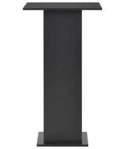 vidaXL Bar Table Black 60x60x110 cm