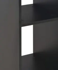 vidaXL Bar Table Black 60x60x110 cm