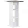 vidaXL Bar Table White 60x60x110 cm vidaXL Bar Table White 60x60x110 cm
