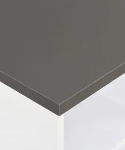 vidaXL Bar Table White 60x60x110 cm