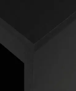 vidaXL Bar Table with Shelf Black 110x50x103 cm