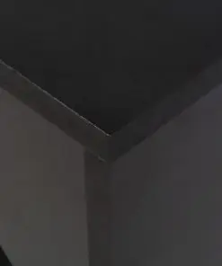 vidaXL Bar Table with Moveable Shelf Black 138x40x120 cm