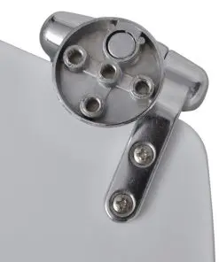 vidaXL Toilet Seats with Soft Close Lids 2 pcs MDF White