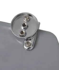 vidaXL Toilet Seats with Hard Close Lids 2 pcs MDF Stones