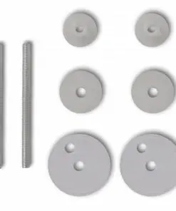 vidaXL Toilet Seats with Hard Close Lids 2 pcs MDF Stones