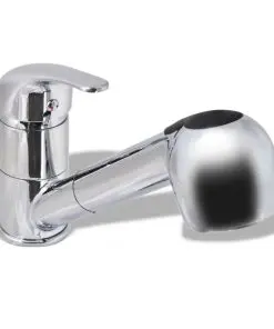 vidaXL Kitchen Mixer Taps 2 pcs Chrome