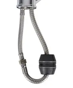 vidaXL Kitchen Mixer Taps 2 pcs Chrome