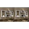vidaXL Wall Cube Shelves 8 pcs White