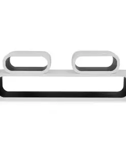 vidaXL Wall Cube Shelves 6 pcs Black and White