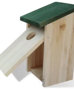 vidaXL Bird Houses 8 pcs Wood 12x12x22 cm