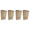 vidaXL Bat Houses 4 pcs 22x12x34 cm Wood