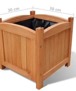 vidaXL Planters 4 pcs 30x30x30 cm