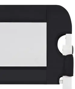 vidaXL Toddler Safety Bed Rail Grey 102×42 cm Polyester