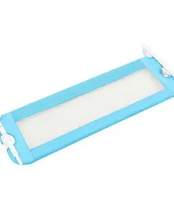 vidaXL Toddler Safety Bed Rail Blue 120×42 cm Polyester