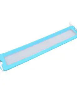 vidaXL Toddler Safety Bed Rail Blue 180×42 cm Polyester