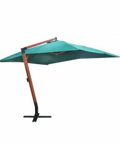 Floating Parasol Melia 300 x 400 cm Green