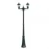 vidaXL Garden Lamp Post Dark Green 215 cm