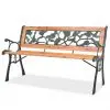 vidaXL Garden Bench 122 cm Wood vidaXL Garden Bench 122 cm Wood