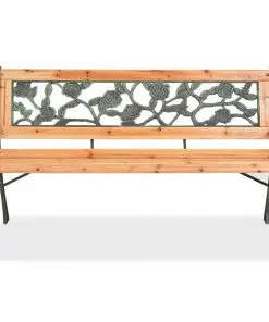 vidaXL Garden Bench 122 cm Wood