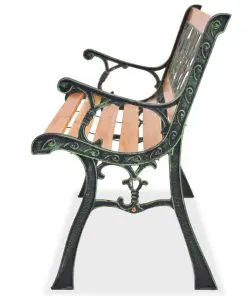 vidaXL Garden Bench 122 cm Wood