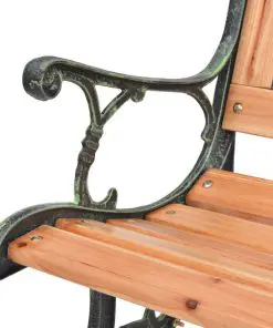 vidaXL Garden Bench 122 cm Wood