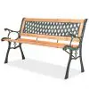 vidaXL Garden Bench 122 cm Wood vidaXL Garden Bench 122 cm Wood
