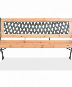 vidaXL Garden Bench 122 cm Wood