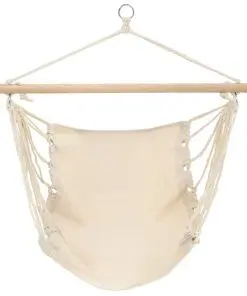 vidaXL Hammock Chair Cream 100×80 cm