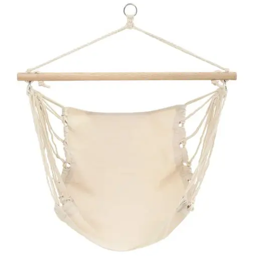 vidaXL Hammock Chair Cream 100×80 cm