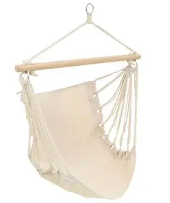 vidaXL Hammock Chair Cream 100×80 cm