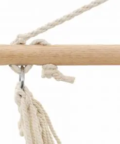vidaXL Hammock Chair Cream 100×80 cm