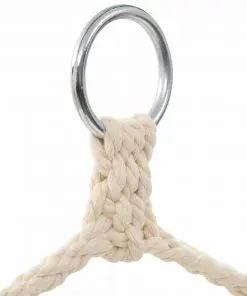 vidaXL Hammock Chair Cream 100×80 cm