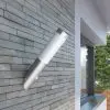 vidaXL RVS Gardenlamp Wall Lamp Waterproof with Motion Detector