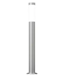 vidaXL 3 pcs Gardenlamps Set RVS Standing E27 230V