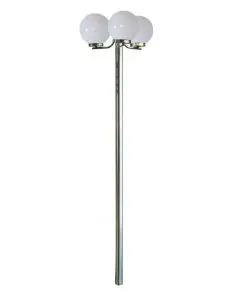 vidaXL Garden Lamp Post 3 Lamps 220cm
