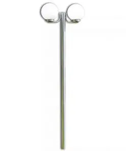 vidaXL Garden Lamp Post 2 Lamps 220cm
