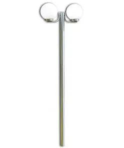 vidaXL Garden Lamp Post 2 Lamps 220cm