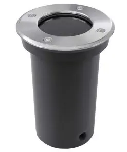 vidaXL Outdoor Ground Lights 3 pcs Round