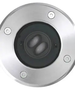 vidaXL Outdoor Ground Lights 3 pcs Round