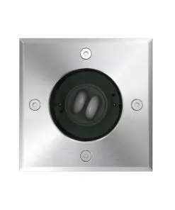 vidaXL Outdoor Ground Lights 3 pcs Square