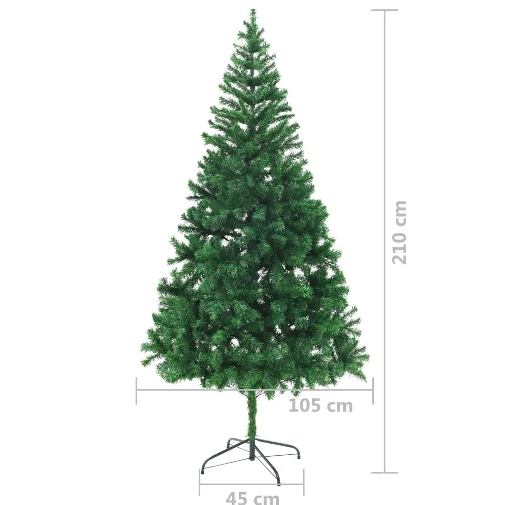 vidaXL Artificial Christmas Tree 210 cm