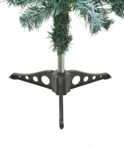 vidaXL Frosted Christmas Tree with Pinecones 150 cm
