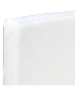 vidaXL Dining Chairs 2 pcs White Faux Leather