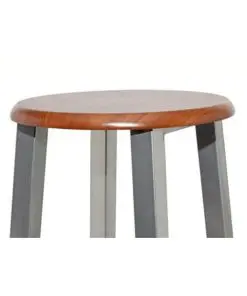 vidaXL Bar Stools 2 pcs Metal with MDF Seat