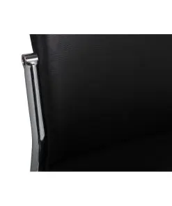 vidaXL Dining Chairs 2 pcs Black Faux Leather