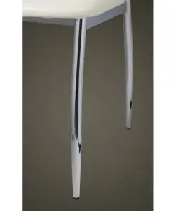 vidaXL Dining Chairs 2 pcs White Faux Leather