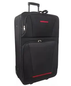 5 Piece Travel Luggage Set Black