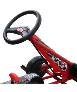 Red Pedal Go Kart with Adjustable Seat