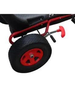 Red Pedal Go Kart with Adjustable Seat